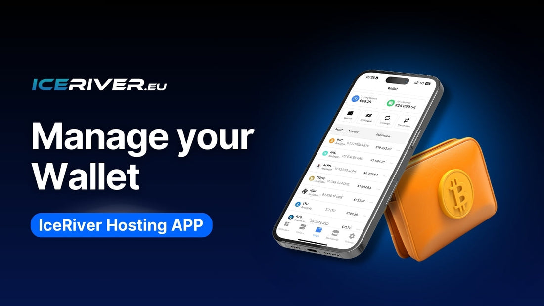 IceRiver Hosting App – Manage Your Crypto Wallet