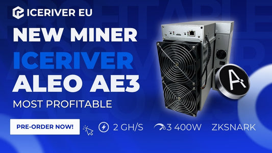 Introducing the IceRiver AE3: 2 GH/s Aleo Miner Now Available for Pre-Order